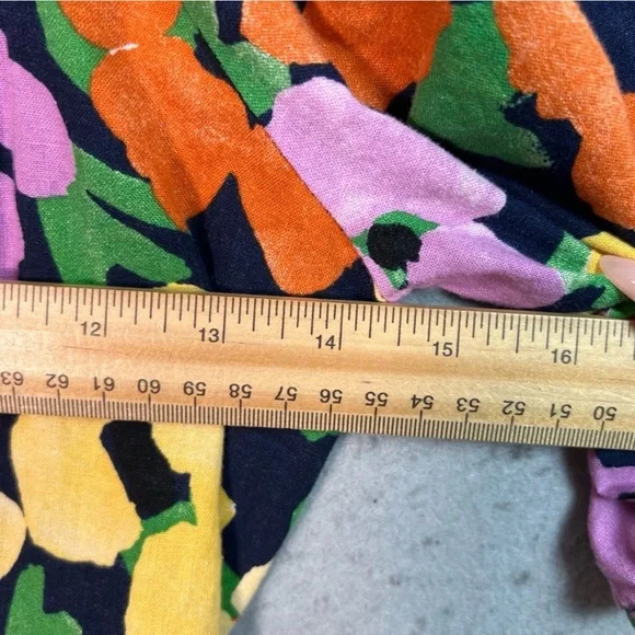 Princess highway linen floral midi dress - Picture 5 of 5